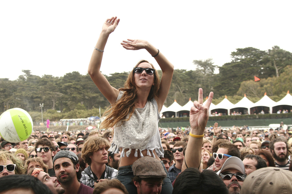 SAN FRANCISCO - AUG 11: The 5th Annual Outside Lands Music & Arts Festival on August 11, 2012 in Golden Gate Park in San Fransisco, CA ( Christopher Victorio).