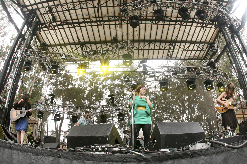 SAN FRANCISCO - AUG 11: The 5th Annual Outside Lands Music & Arts Festival on August 11, 2012 in Golden Gate Park in San Fransisco, CA ( Christopher Victorio).