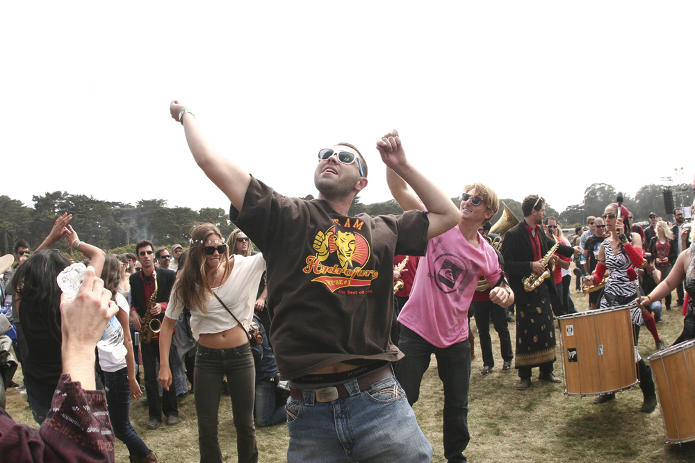 SAN FRANCISCO - AUG 11: The 5th Annual Outside Lands Music & Arts Festival on August 11, 2012 in Golden Gate Park in San Fransisco, CA ( Christopher Victorio).