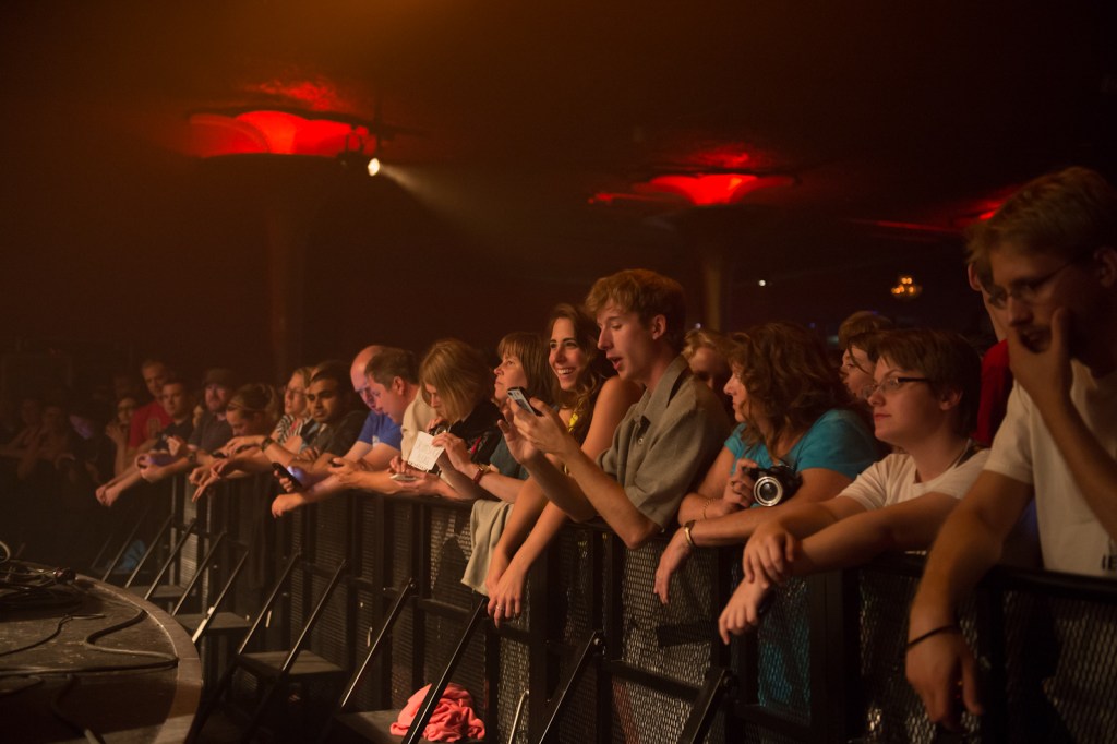 The front row at The Showbox
