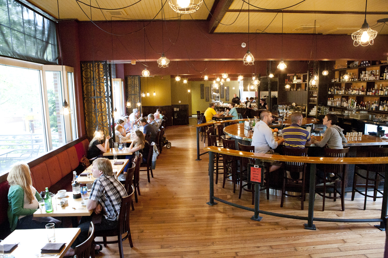 Hunger's new restaurant is more than twice the size of the old. Even if there were seated customers—and there weren't on the nights I visited—the room would look enormous.