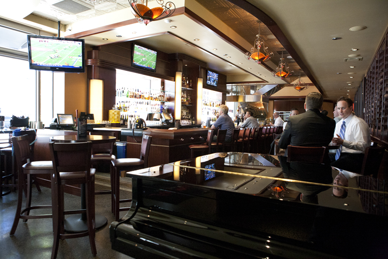 The bar, minus the piano player.