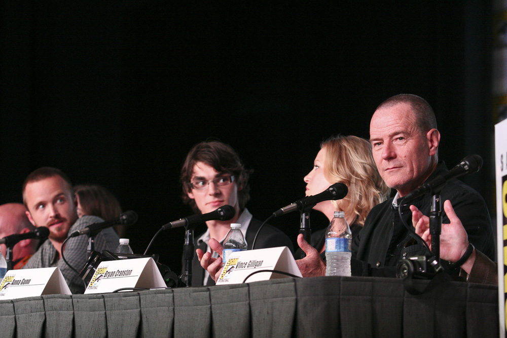 The cast of Breaking Bad