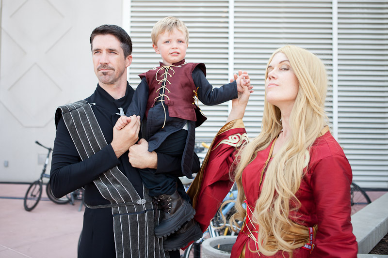 The star power came out in San Diego, as cosplayers outfits included