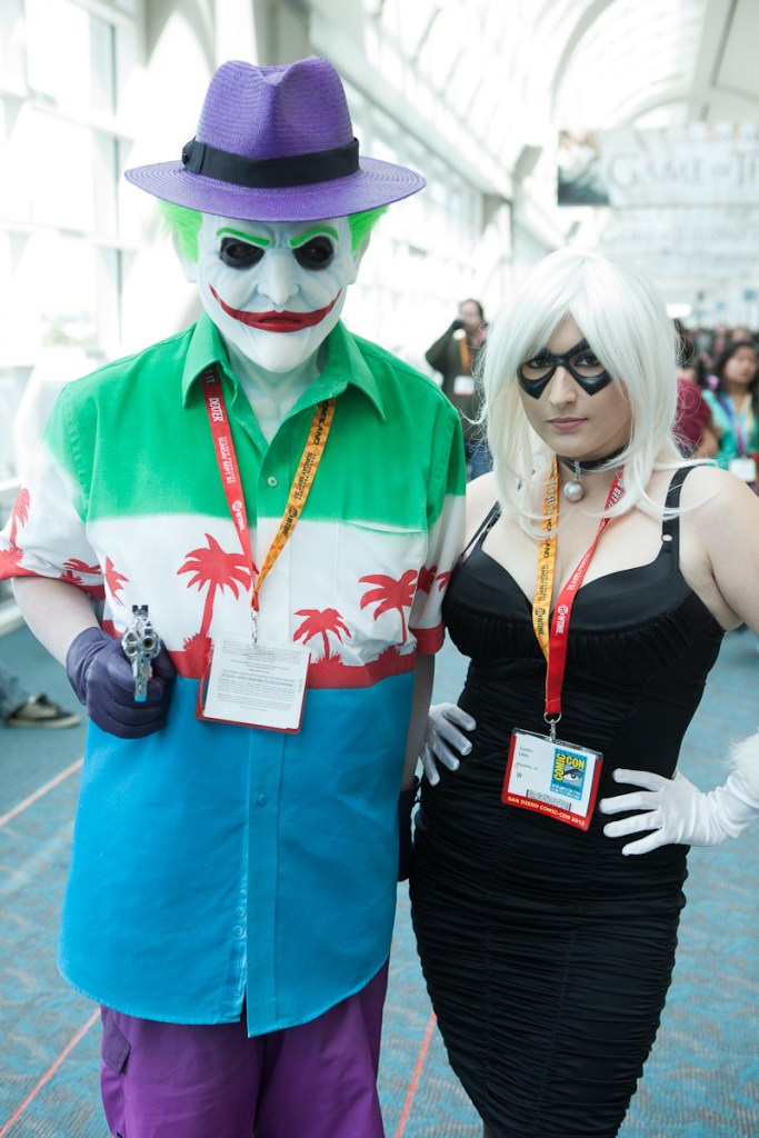 The star power came out in San Diego, as cosplayers outfits included