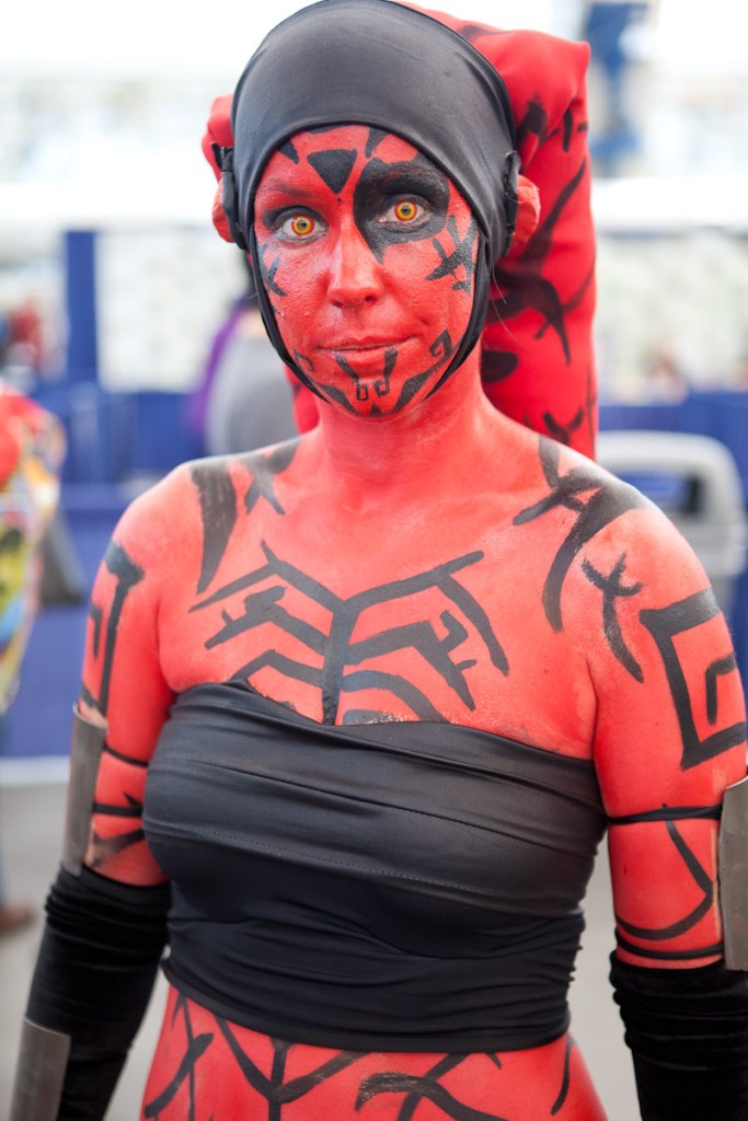 The star power came out in San Diego, as cosplayers outfits included