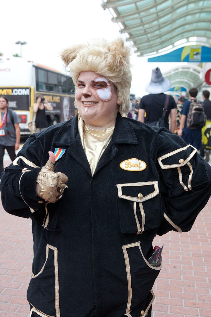 The star power came out in San Diego, as cosplayers outfits included