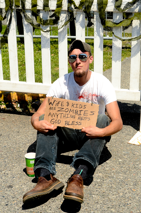 Thousands of gory, limping, undead denizens flooded Fremont on Saturday for "Red,