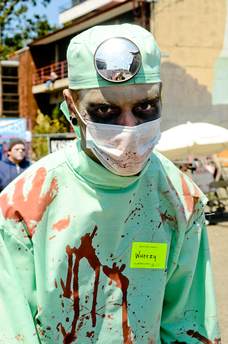 Thousands of gory, limping, undead denizens flooded Fremont on Saturday for "Red,