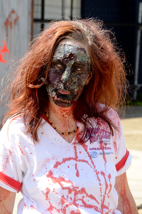 Thousands of gory, limping, undead denizens flooded Fremont on Saturday for "Red,