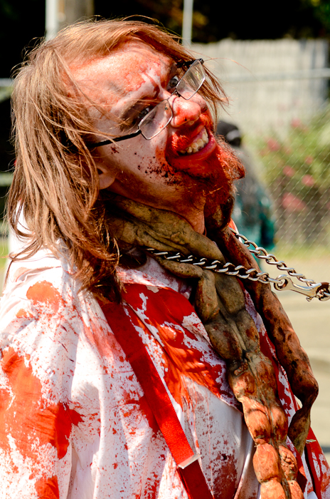 Thousands of gory, limping, undead denizens flooded Fremont on Saturday for "Red,