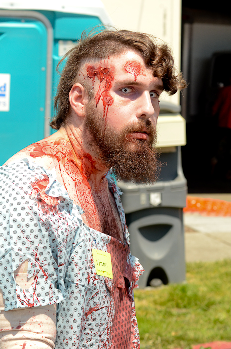 Thousands of gory, limping, undead denizens flooded Fremont on Saturday for "Red,