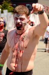 Thousands of gory, limping, undead denizens flooded Fremont on Saturday for "Red,