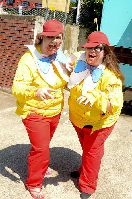 Thousands of gory, limping, undead denizens flooded Fremont on Saturday for "Red,