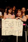 Fans await Foster the People.