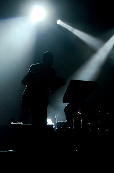 Foster the People begin their performance.