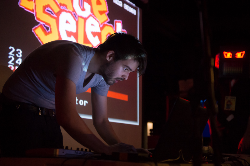 Abducted by Sharks getting things going during the Chip Tune showcase of the Tournament.