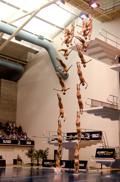 Nick McCrory and David Boudia's first dive in sequence from beginning to end.