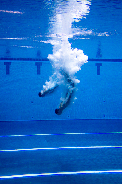 Divers shortly after completing a dive.