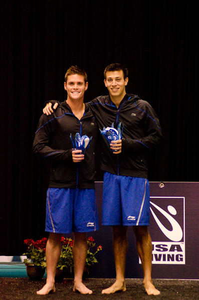 David Boudia and Nick McCrory win the event and the opportunity to compete in London this summer.