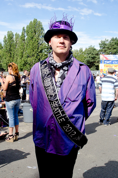 A surprisingly sunny day brought people out by the tens ofthousands to