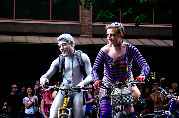 On Sunday morning, the clouds broke and the sun peeked through just