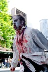A few zombies could be found marching in the parade this year, trailing the Gothic Pride group.