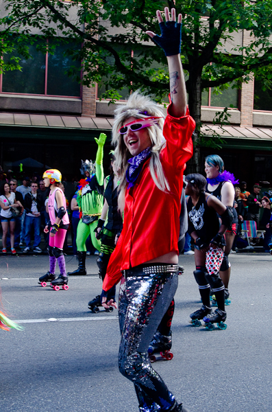 On Sunday morning, the clouds broke and the sun peeked through just