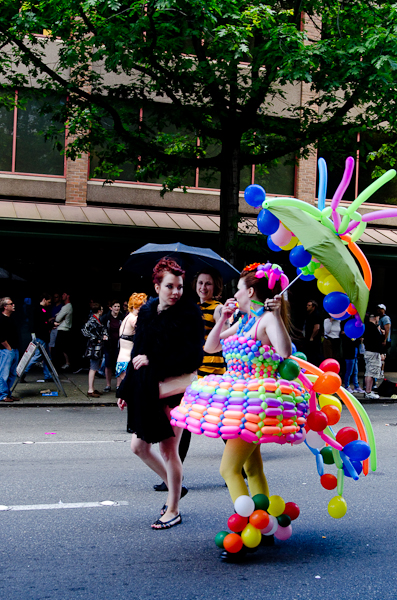 On Sunday morning, the clouds broke and the sun peeked through just