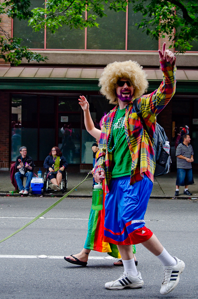 On Sunday morning, the clouds broke and the sun peeked through just