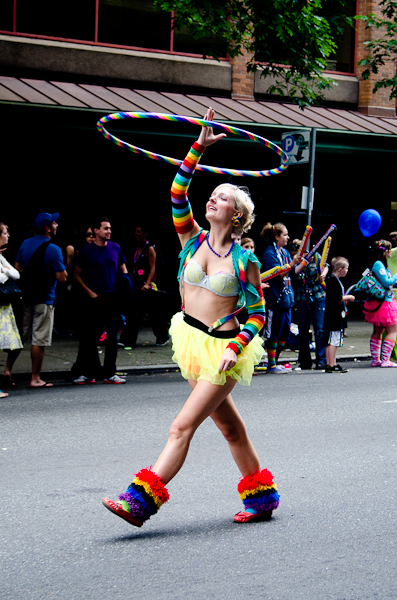 On Sunday morning, the clouds broke and the sun peeked through just