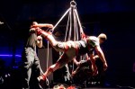 Suspension bondage, another event at Sensation City.