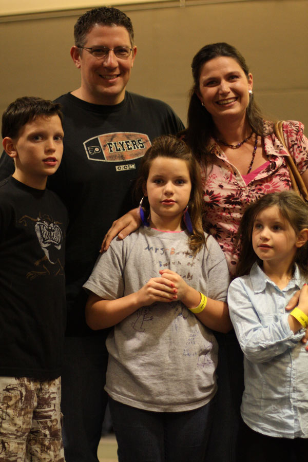 The Reed family--Kameron, Jenni, Brianna, Jason, and Marsha--had been in Seattle a grand total of one day before taking in the show, having just relocated to Woodinville from San Antonio, Texas.