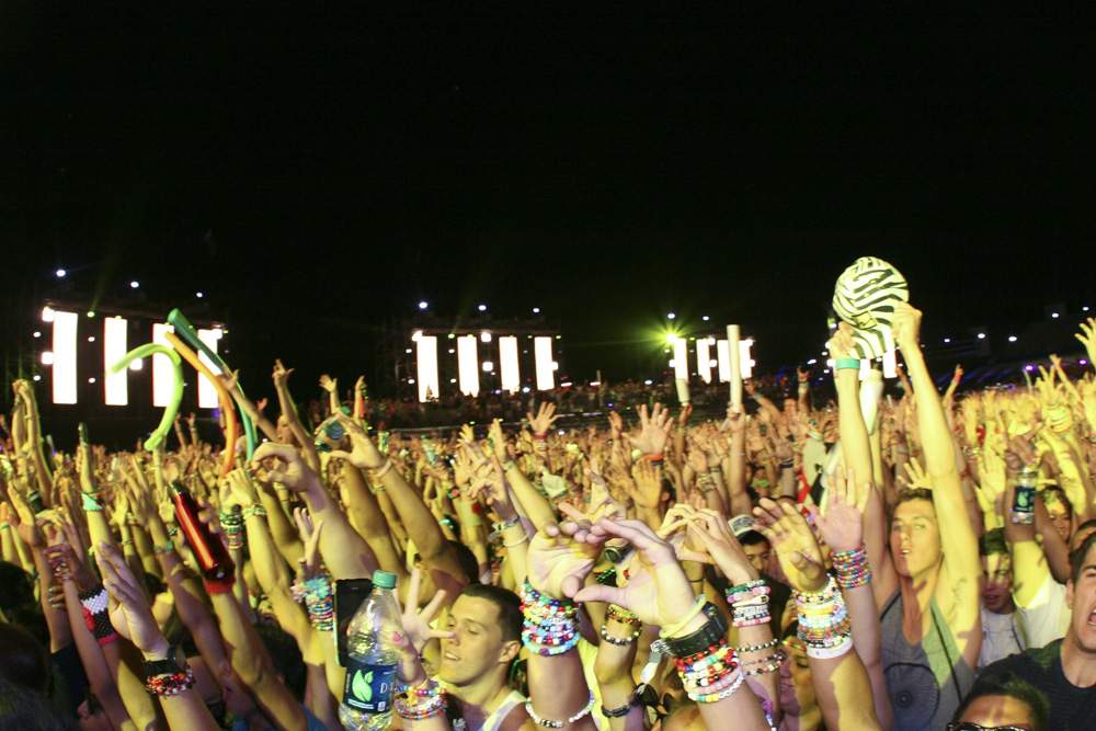 The Electric Daisy Carnival Saturday evening was suppose to be the best