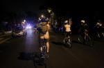 One part critical mass and one part nudist expression, the World Naked