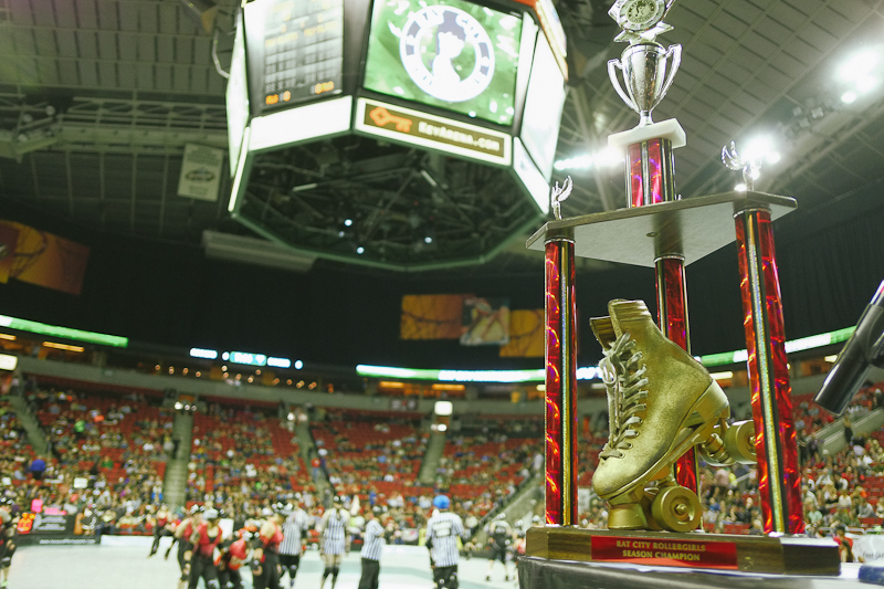 The Rat City Rollergirls, Seattle's all-female roller derby league, wrapped up their