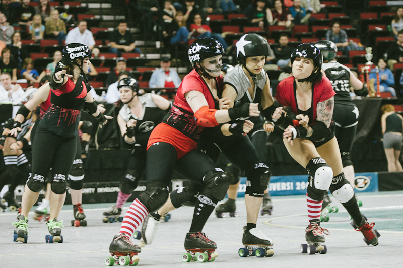 The Rat City Rollergirls, Seattle's all-female roller derby league, wrapped up their