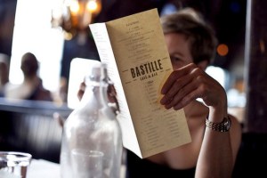 BastilleBar manager Erik Carlson brings a colonial interpretation of French cuisine to A BastilleA Cafe & Bar, emphasizing Haitian and other West Indian rhums on his cocktail menu for the Parisian-style bistro. The menu does include Benedictine, Chartreuse and absinthe. But many of Carlson's drinks have a definite island tilt, including a bourbon cocktail accented by grapefruits and lemons; a rum and grapefruit punch and a Sherry Cobbler made from Jamaican rum, orange, Demerara sugar, bitters and seltzer.