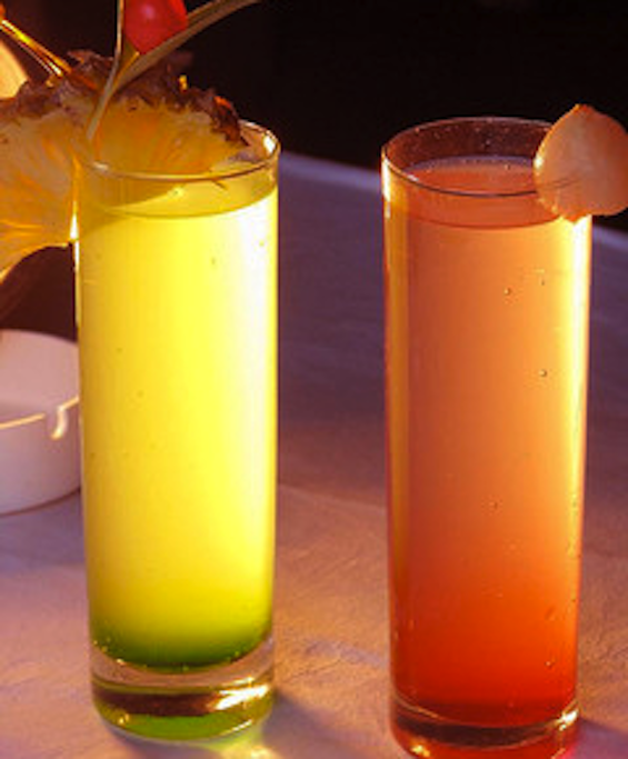 Chino'sThe Los Angeles-themed Chino's on Capitol Hill serves up a mix of Mexican and Taiwanese bites to soak up a slew of festive tiki drinks--there's the classic mai tai and pina colada, but there's no reason not to get more adventurous with the Cocoa Passion Sling (Appleton Estate rum, CrA¨me de Cacao, passion fruit syrup, Pernod, orange, lime) or the Voodoo Grog (Don Q Gold rum, St. James Rhum Agricole, Navy Grog mix, honey, passion fruit syrup, lime, egg white). Go with a group and you can turn any of the tiki cocktails into a flaming Volcano Bowl for all to share.