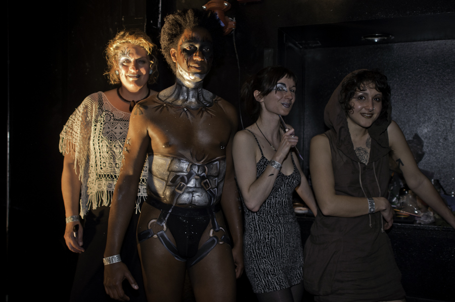 Chelle Beautiful Face and Body Paint were decorating beautiful bodies all evening.