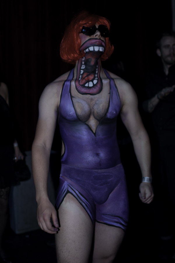 Chelle Beautiful Face and Body Paint were decorating beautiful bodies all evening.