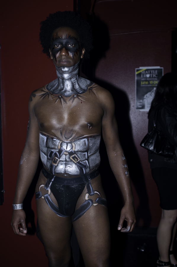 Chelle Beautiful Face and Body Paint were decorating beautiful bodies all evening.