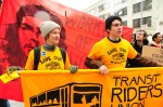 Participants in the annual May Day march for social justice started in