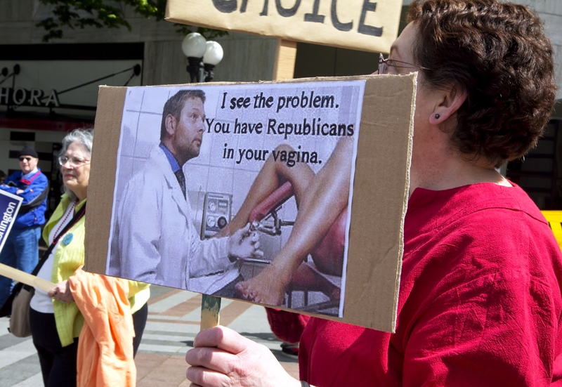 Hundreds of people rallied at Westlake park Saturday. The rally was one