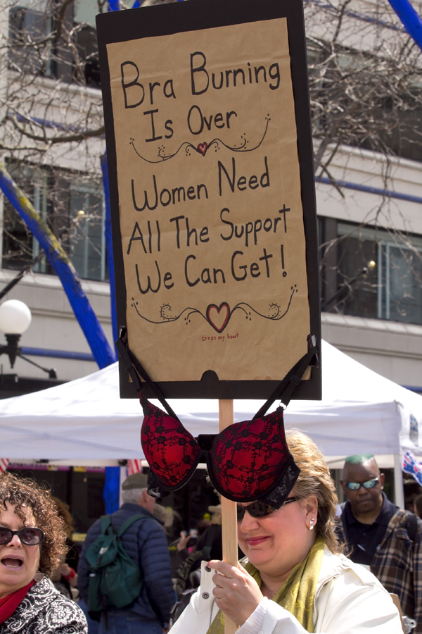 Hundreds of people rallied at Westlake park Saturday. The rally was one