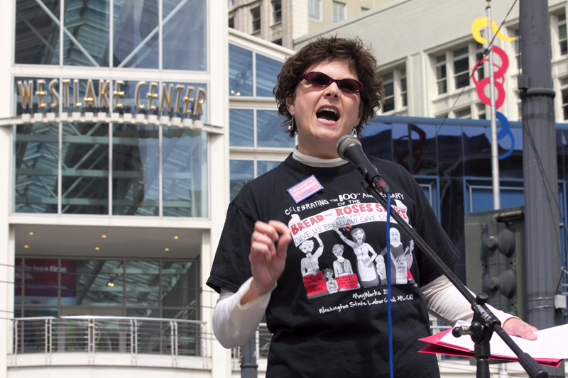 Hundreds of people rallied at Westlake park Saturday. The rally was one