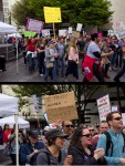Hundreds of people rallied at Westlake park Saturday. The rally was one
