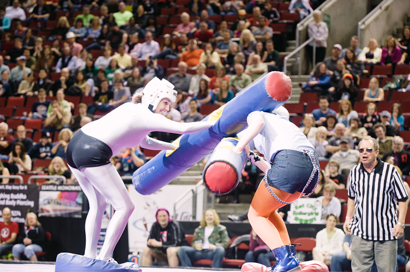 Seattle's all-female roller derby league held its Season 8 Playoffs at KeyArena