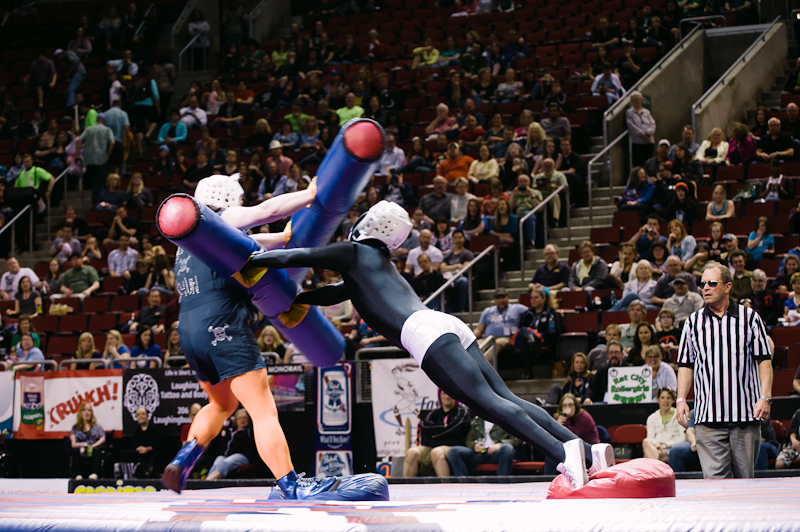 Seattle's all-female roller derby league held its Season 8 Playoffs at KeyArena
