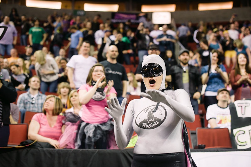 Seattle's all-female roller derby league held its Season 8 Playoffs at KeyArena
